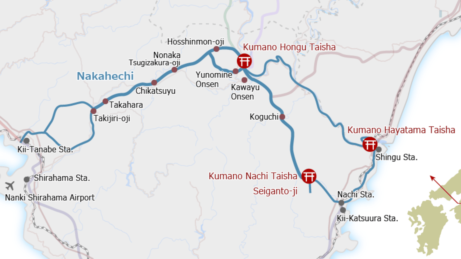 Nakahechi-Route