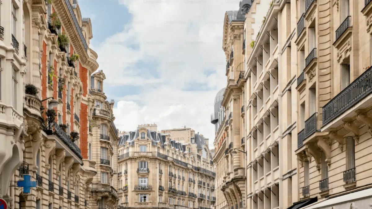 Streets of Paris, France