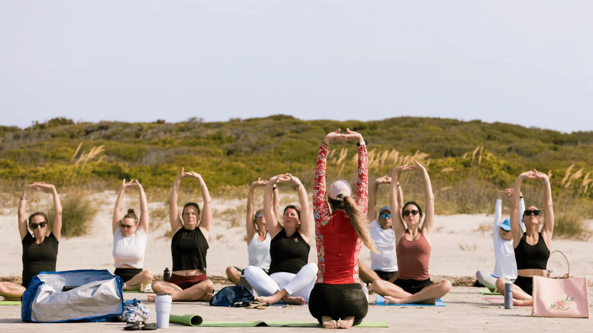 Take a Beach Yoga Class
