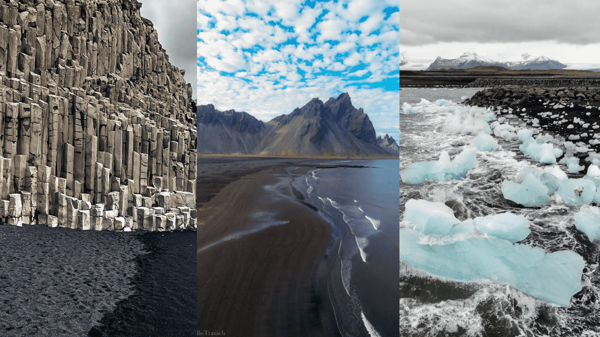 volcanic beaches iceland