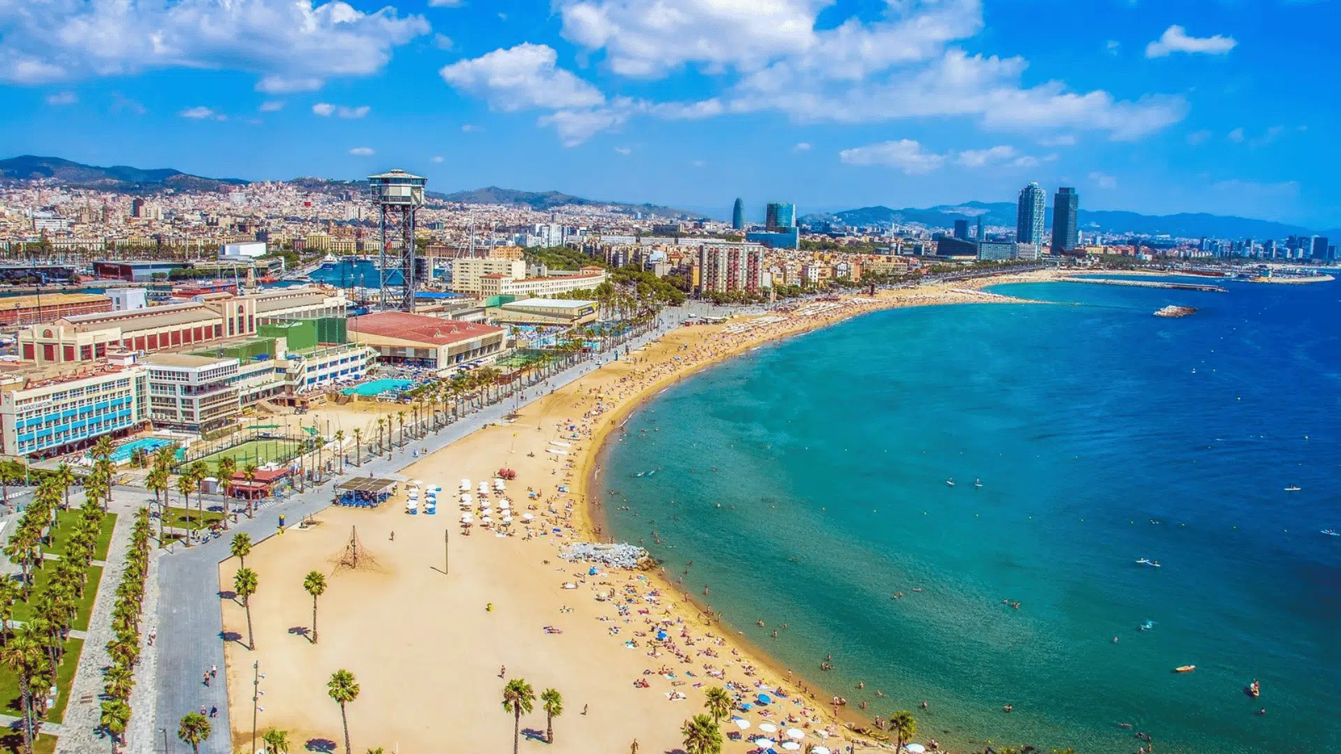 barcelona beach spain