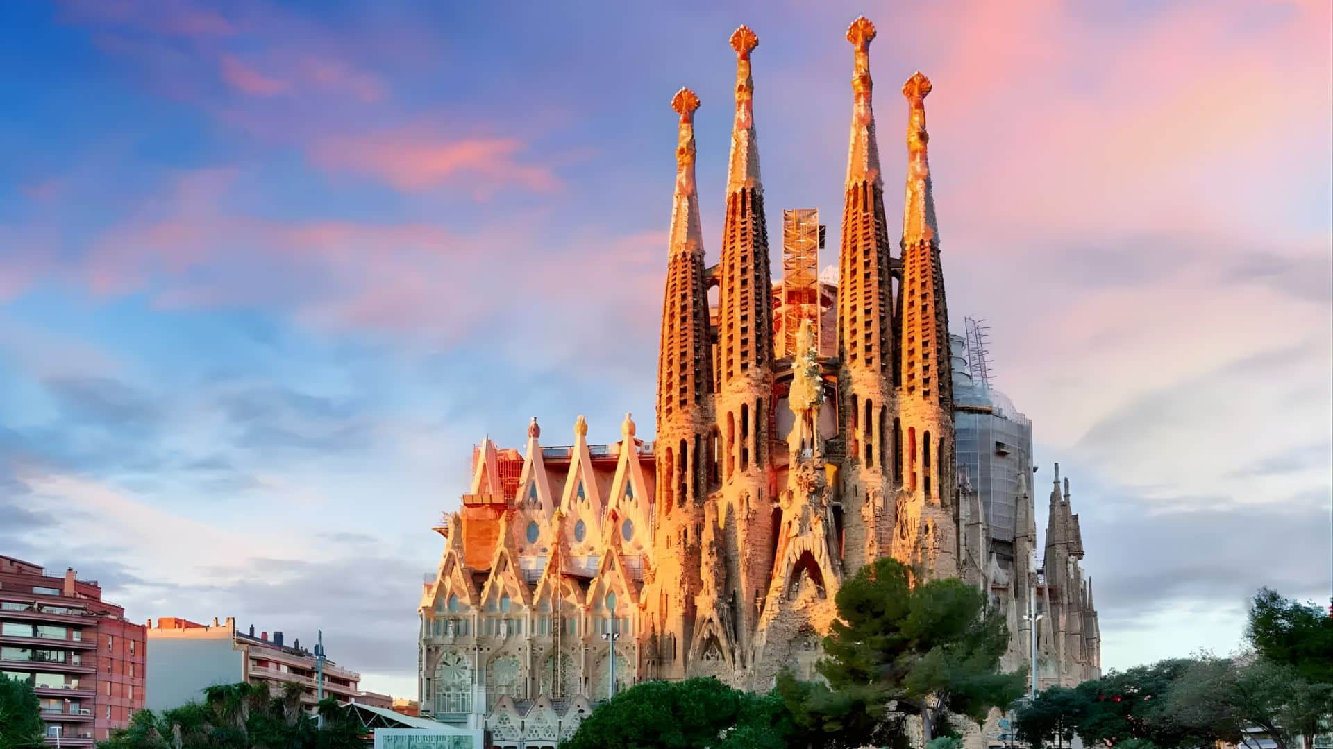 barcelona spain gaudi views
