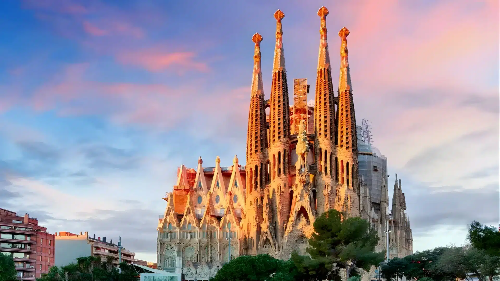 barcelona spain gaudi views