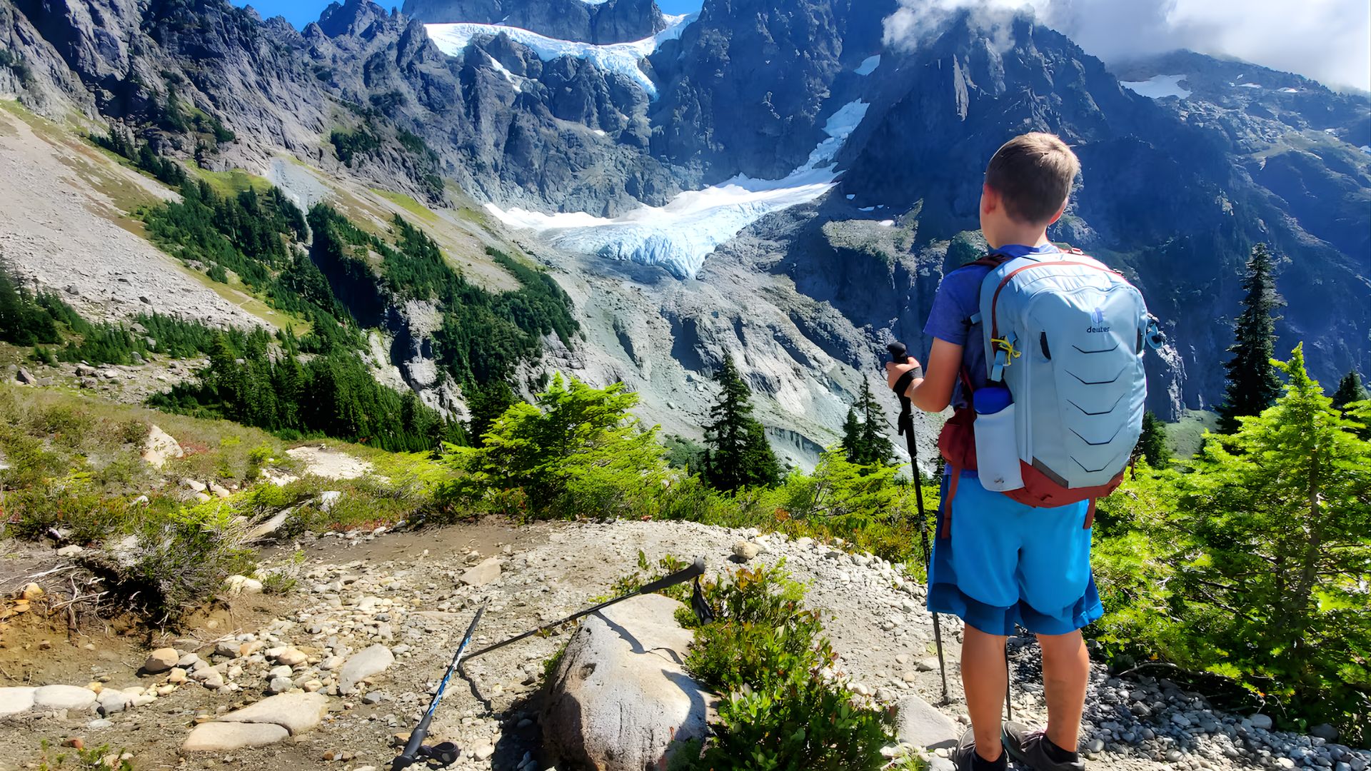 hiking with grade schoolers