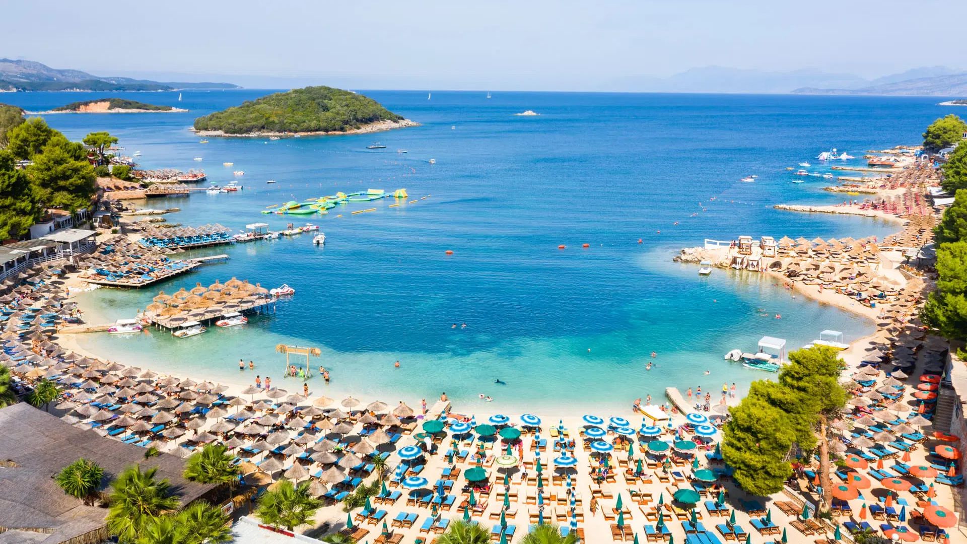 ksamil albania beach