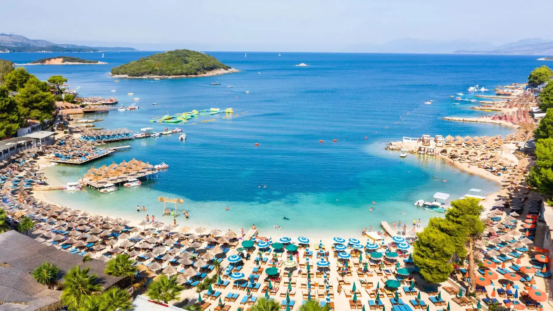 ksamil albania beach