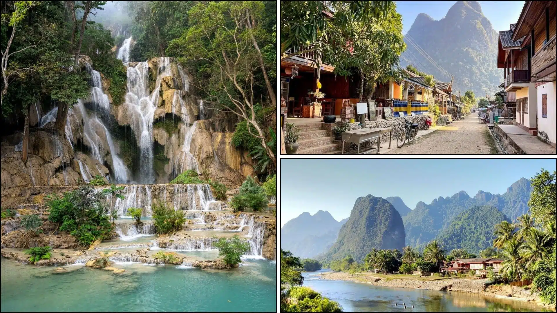 laos river temples